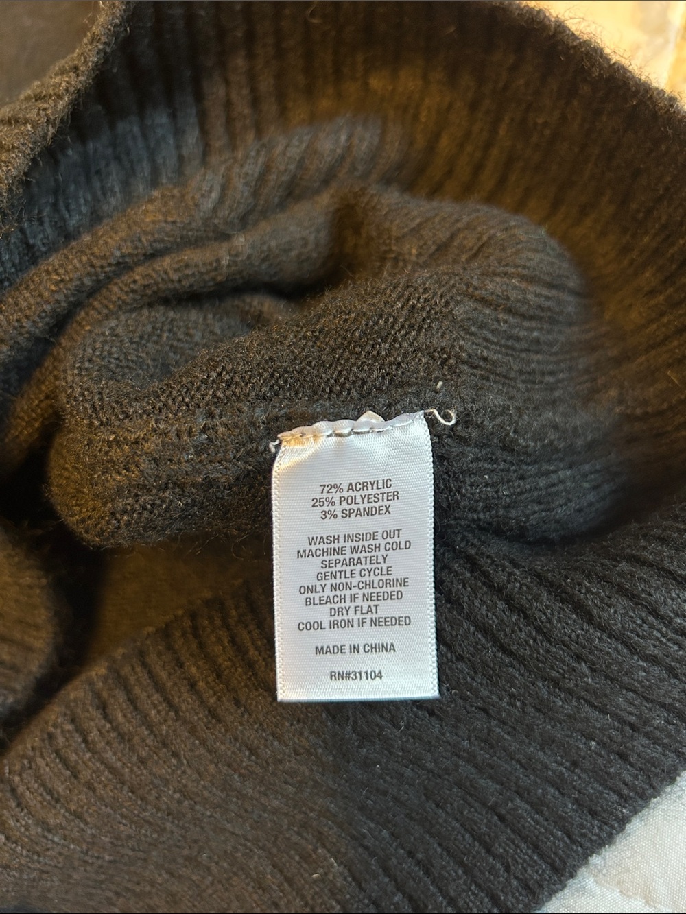 NWT Crown & Ivy black sweater small - Picture 11 of 13